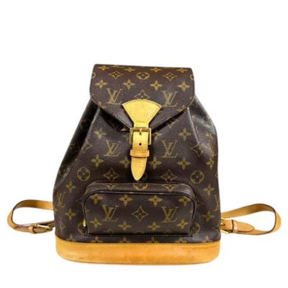 Louis Vuitton Montsouris Monogram Backpack Daypack Canvas